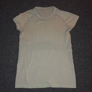 Light blue short sleeved run swiftly shirt